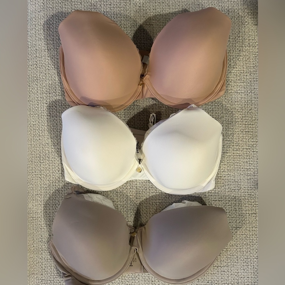 Pearl by Venus Perfect Coverage Bra Set Of 3 Size 34DD NEW🔥💋